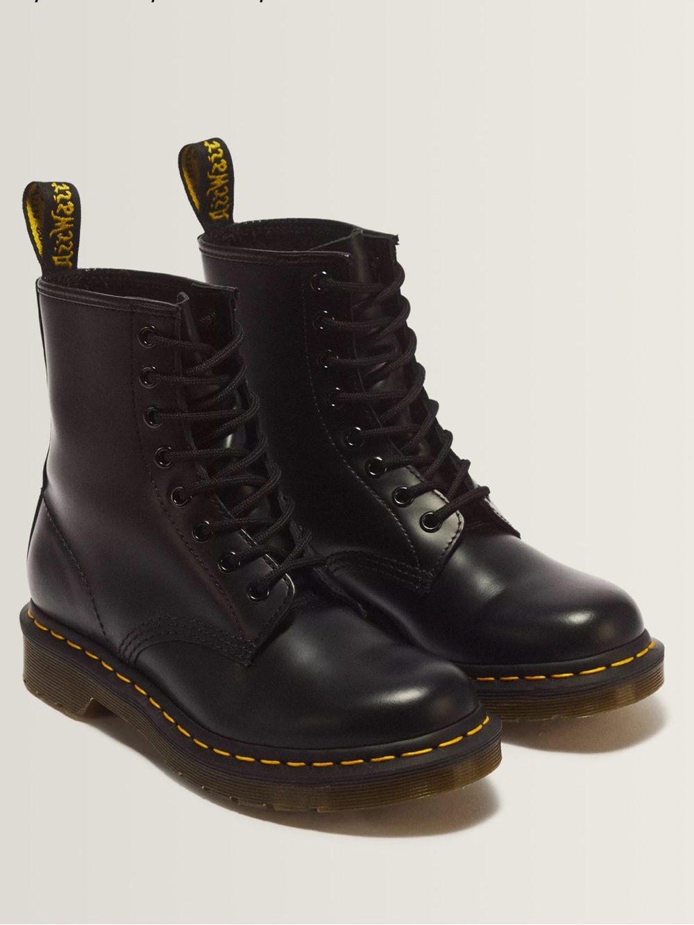 Dr. Martens 1460 Women’s Black Leather Combat Lace Up Boots